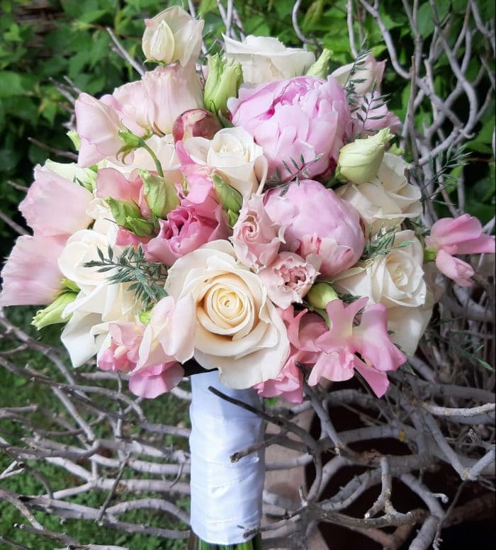 Autoschmuck Dekoration für Hochzeit,Braut Paar Rose Pfingstrose